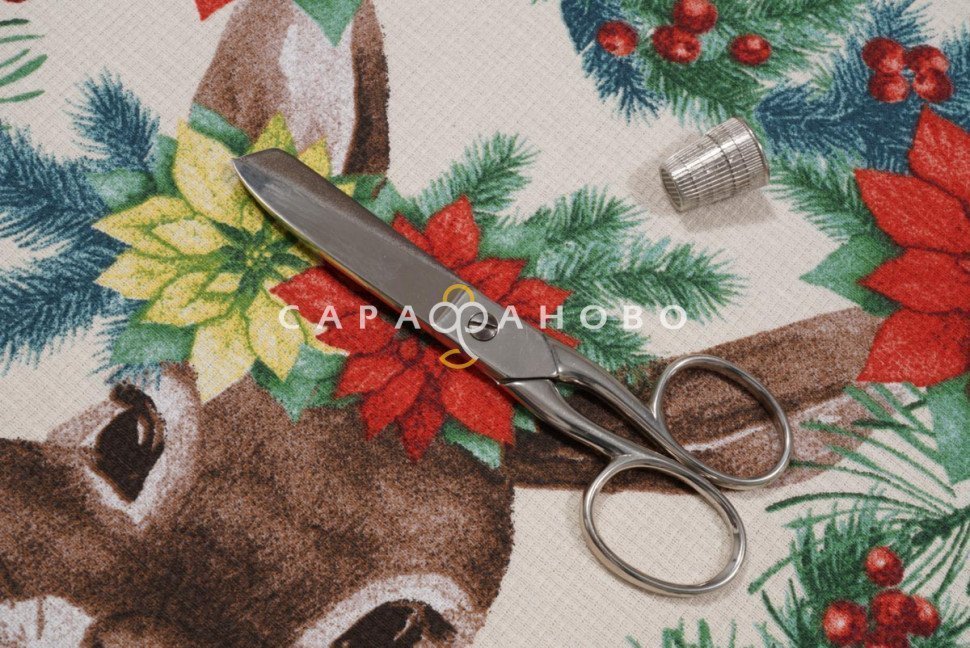 Ткань Полотно вафельное 150 см рис 29120 вид 3