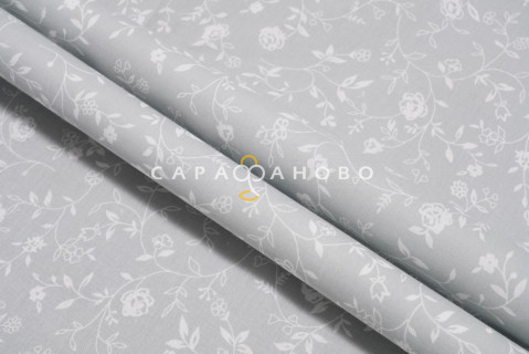 Ткань Поплин Детский 150 см рис. Плетистая роза 2386-1