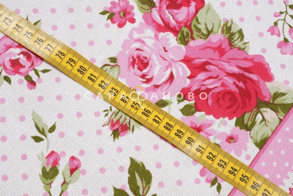 Рогожка №576-1п Розы