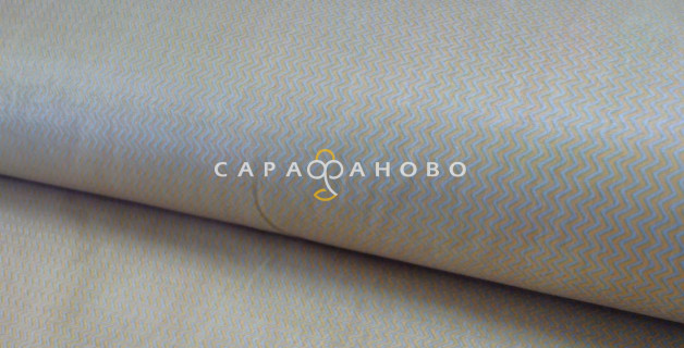 Ткань Поплин Детский 150 см рис. Мелкий зигзаг 1826-3