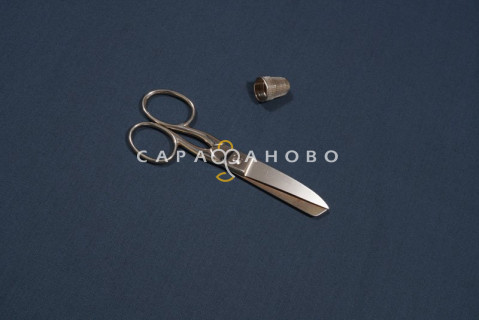 Ткань Саржа 150 см 260 гр №306 Тёмно-серый На отрез