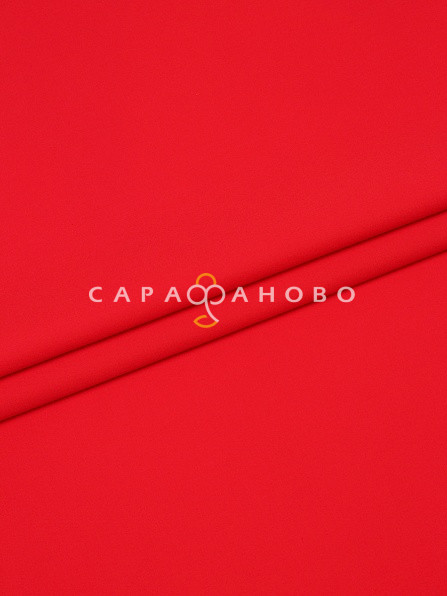 Саржа гладкокрашеная 150 см, 032 Красный 240 +/- 13 г/м2