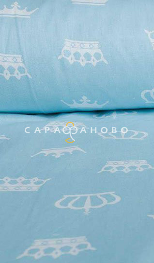 Ткань Бязь детская 150 см 120 гр Короны 1694-3