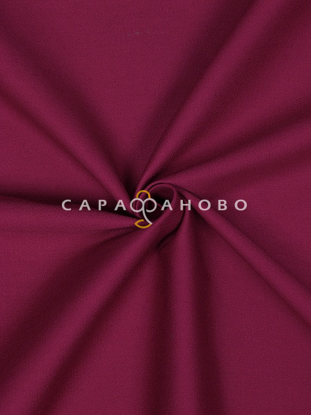 Саржа гладкокрашеная 150 см, 035 Бордо 240 +/- 13 г/м2