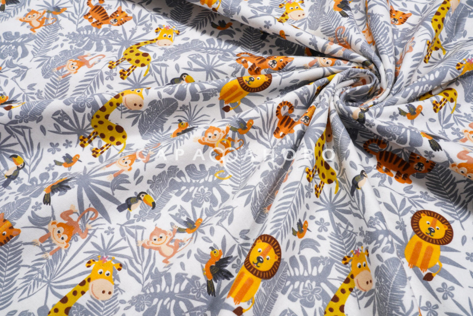 Ткань Теплый хлопок (Фланель) 150 см 170 гр диз Африка