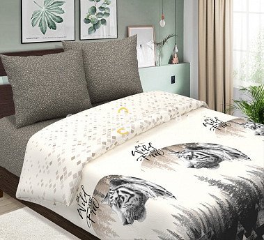 Ткань Бязь 220 см рис. 846-1 Хантер (основа)