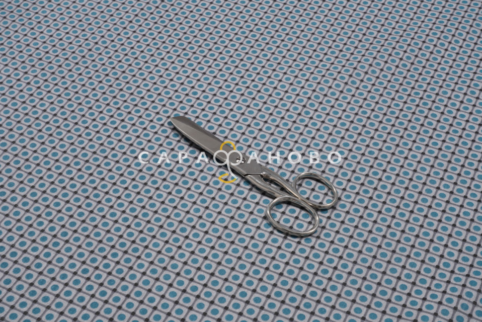 Ткань Поплин 220 см рис. 28345/1 Ананасы (компаньон)