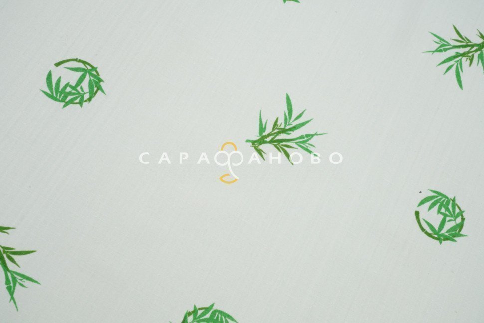 Тик набивной 220см "Хлопок" рис Bamboo 5 На отрез, фото 3
