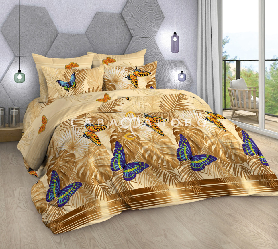 Ткань Бязь 220 см рис. Эйфория 13242/1