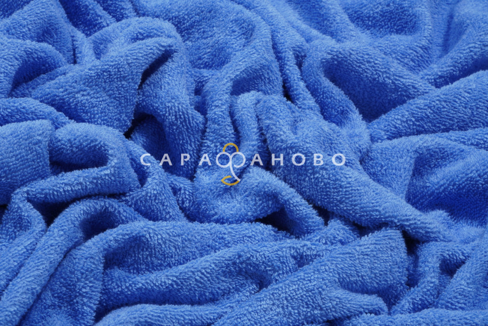 Полотно махровое 220 см цвет 012 голубой