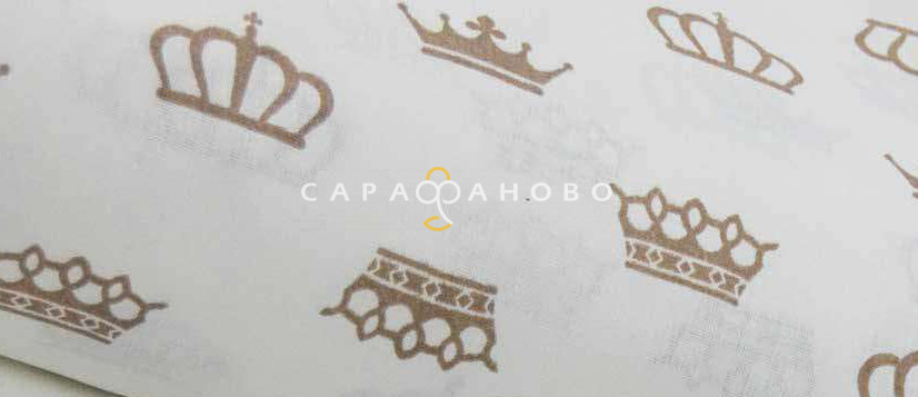 Ткань Бязь детская 150 см 120 гр Короны 1694а-18