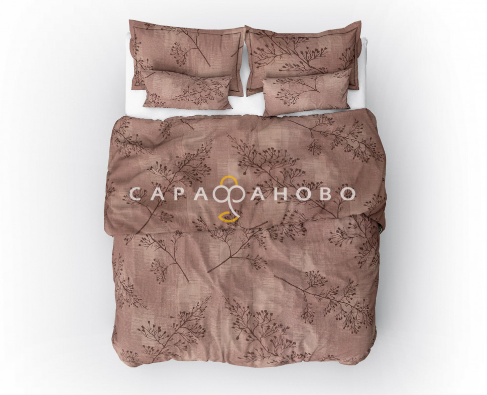 Ткань бязь 150 см 140 гр рис. 295в1/1 Ботаника