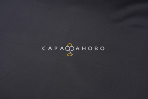 Ткань Оксфорд 210 гл/кр рис черный
