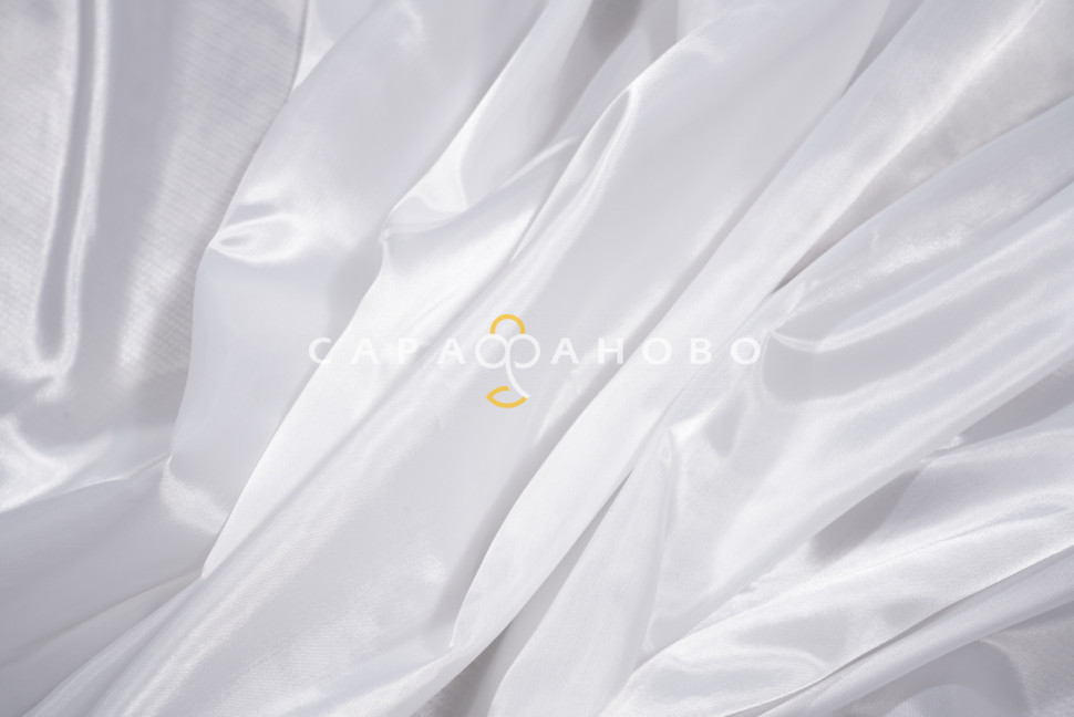 Ткань Таффета 190 МД гл/кр 150см белый