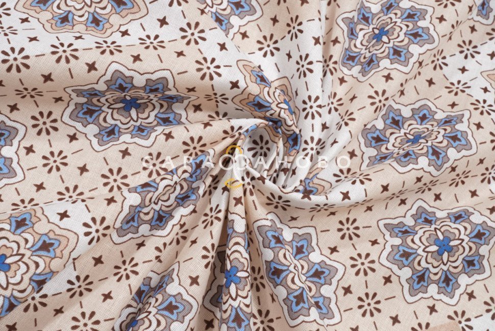Ткань Бязь 220 см Флоренция рис 4508 вид 1