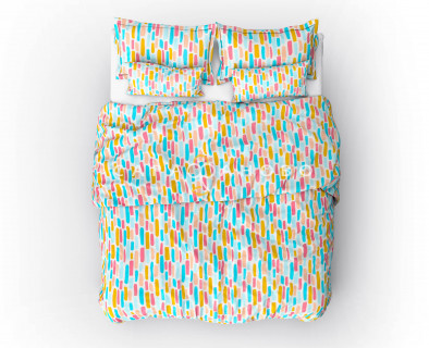Ткань бязь 150 см 140 гр рис. 248в9/14 Мармелад