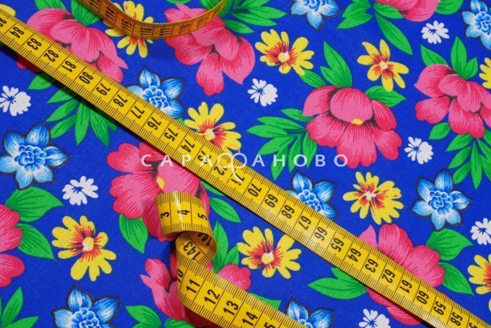 Ткань бязь 150 см 142 г/м2 плательная рис 1498
