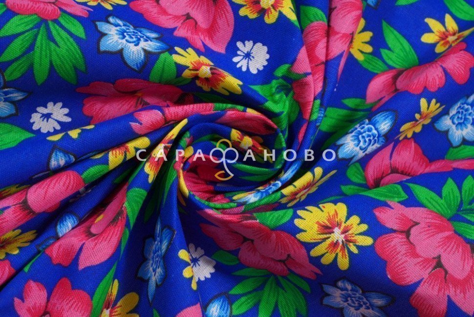 Ткань бязь 150 см 142 г/м2 плательная рис 1498