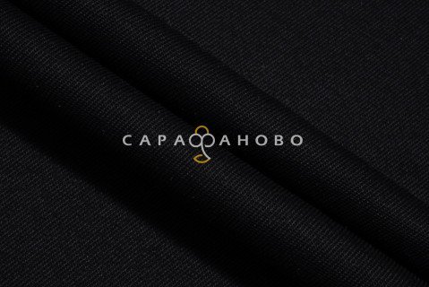 Ткань Диагональ 90 см 200 гр аппретированная арт 21/2 Черная