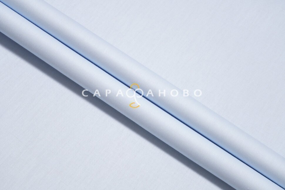 Ткань Тик наволочный гладкокрашеный 80 см арт. 126 голубой  На отрез, фото 1