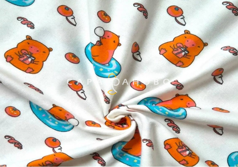 Ткань Фланель 180 см 170 гр рис 11358