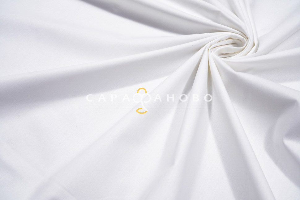 Ткань Тик отбеленный смесовой 220 см OPTICAL BLEACHED М