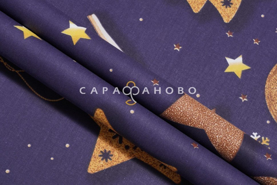 Ткань поплин 220 см рис. 23088-1 Заветное желание (основа)