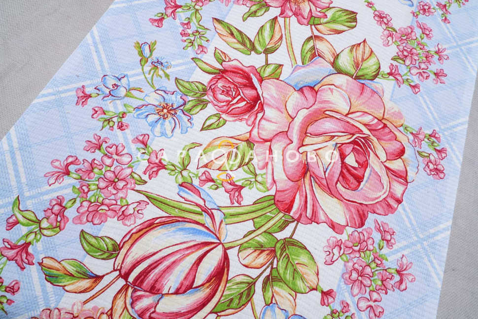 Ткань Полотно вафельное 50 см рис 29018 вид 3 Гарсия На отрез, фото 4