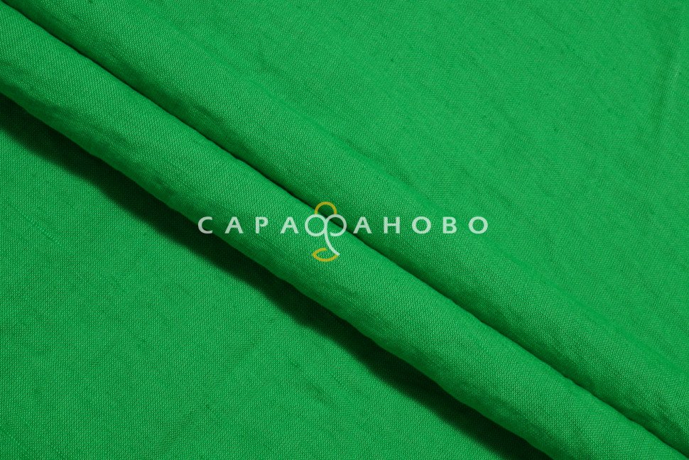 Ткань Лён 150 см с эфф. мят. рис 390