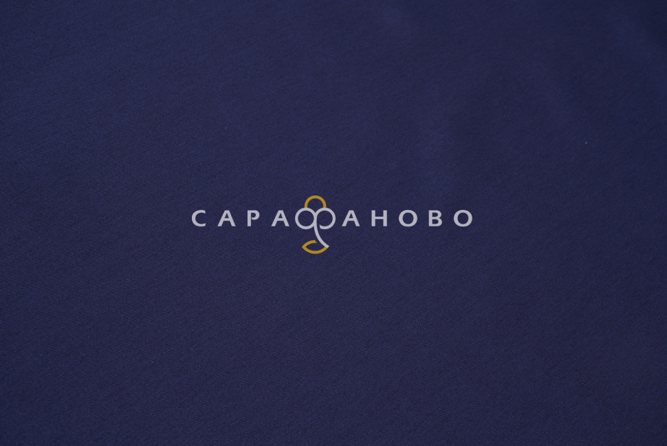 Ткань Саржа 150 см 260 гр №269 Тёмно-синий
