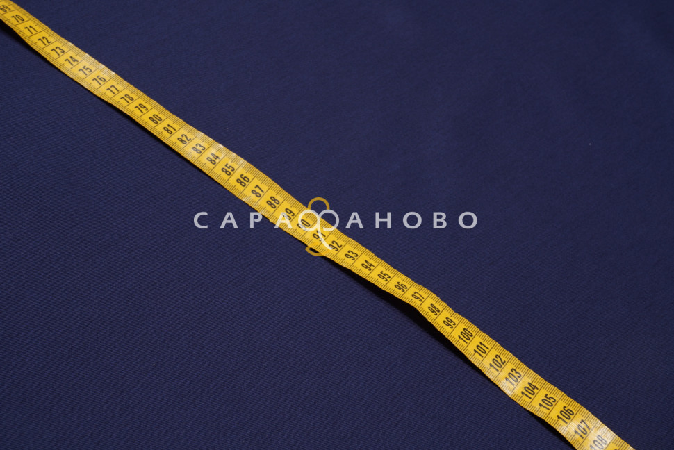 Ткань Саржа 150 см 260 гр №269 Тёмно-синий