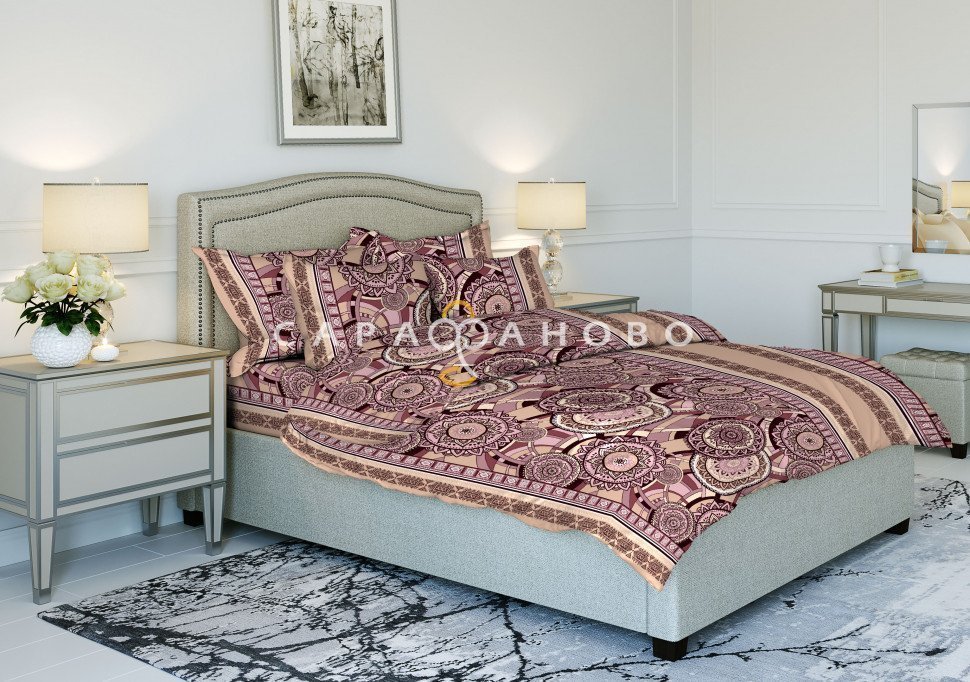 Ткань Бязь 150 см рис. 9276-2