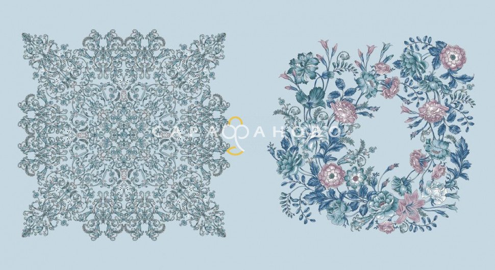 Ткань Перкаль 150 см рис 13321 вид 4 Nectar