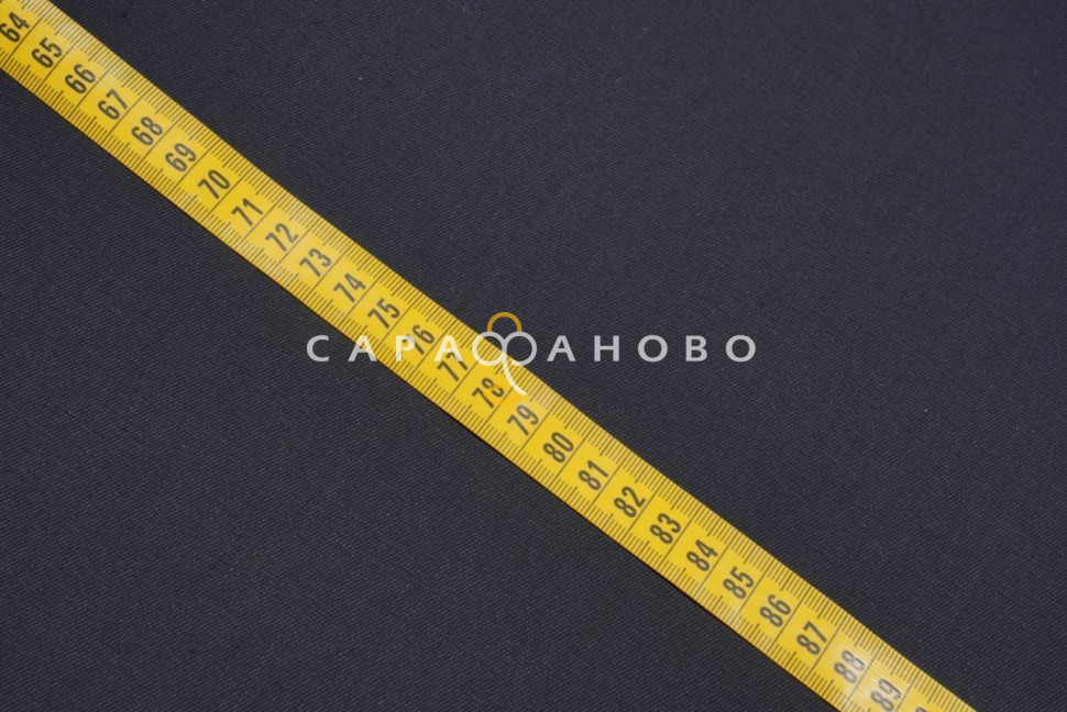 Ткань Саржа 150 см 260 гр №316 Чёрный
