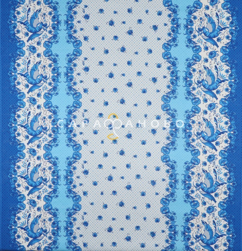 Рогожка №540-1п Гжель