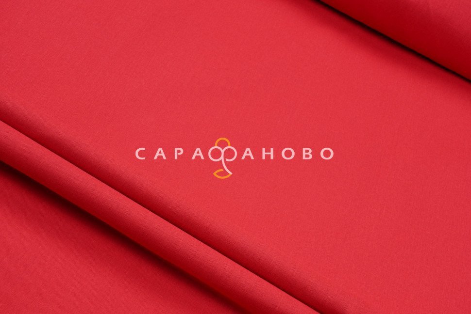 Ткань Бязь 150 см 262-3 ГОСТ №032 Красная