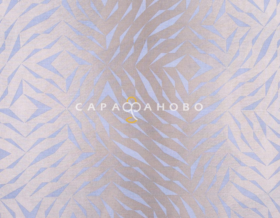 Ткань Бязь 220 см 120 гр рис Деним 13065-1 (компаньон)