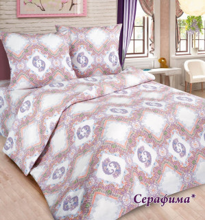Ткань поплин 220 см компаньон к "Серафима" рис 5895 вид 1
