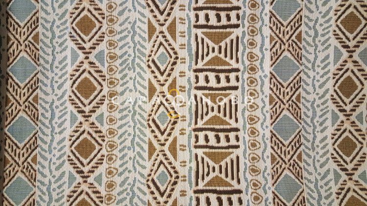 Гобеленовая ткань 160 см. Рис Этника песочная