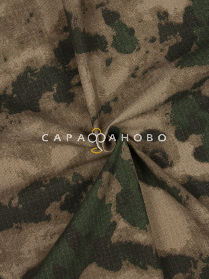 Рипстоп набивной 150 см, 862-1 Мох 230 +/- 10 г/м2