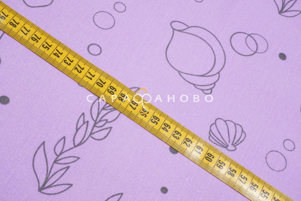 Ткань Бязь 150 см рис. 7422/1 Русалочка(компаньон)