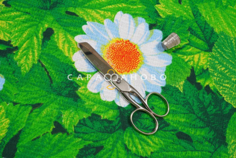 Ткань Вафельное полотно 150 см рис. 391-2 Жаркое лето