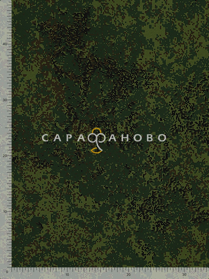 Ткань Саржа костюмная набивная 150 см, 123-1 Цифра