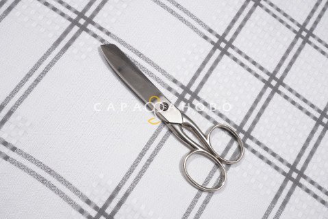 Ткань Пестроткань (полотенечное полотно) 185 см рис 1338 Клетка 7мм