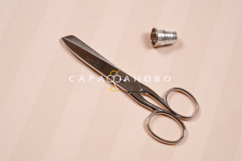 Ткань Страйп - Сатин 220 см. 3х3 гладкое крашение рис 14810