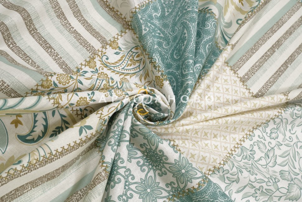 Ткань Поплин 220 см рис. 9878-1 Мелисса