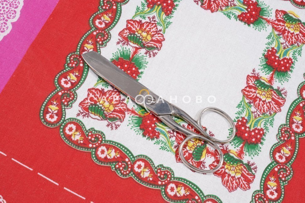 Ткань Ситец платочный 150 см рис 7432