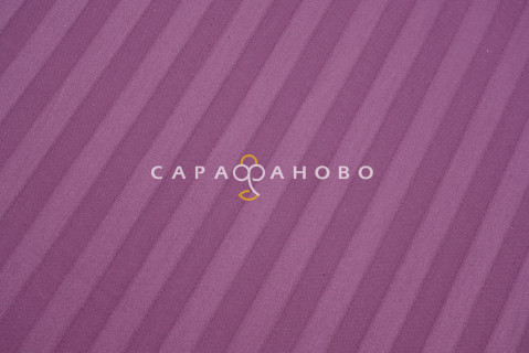 Ткань Страйп-Сатин 240 см рис. 35001 Баклажан (полоса 1х1) На отрез