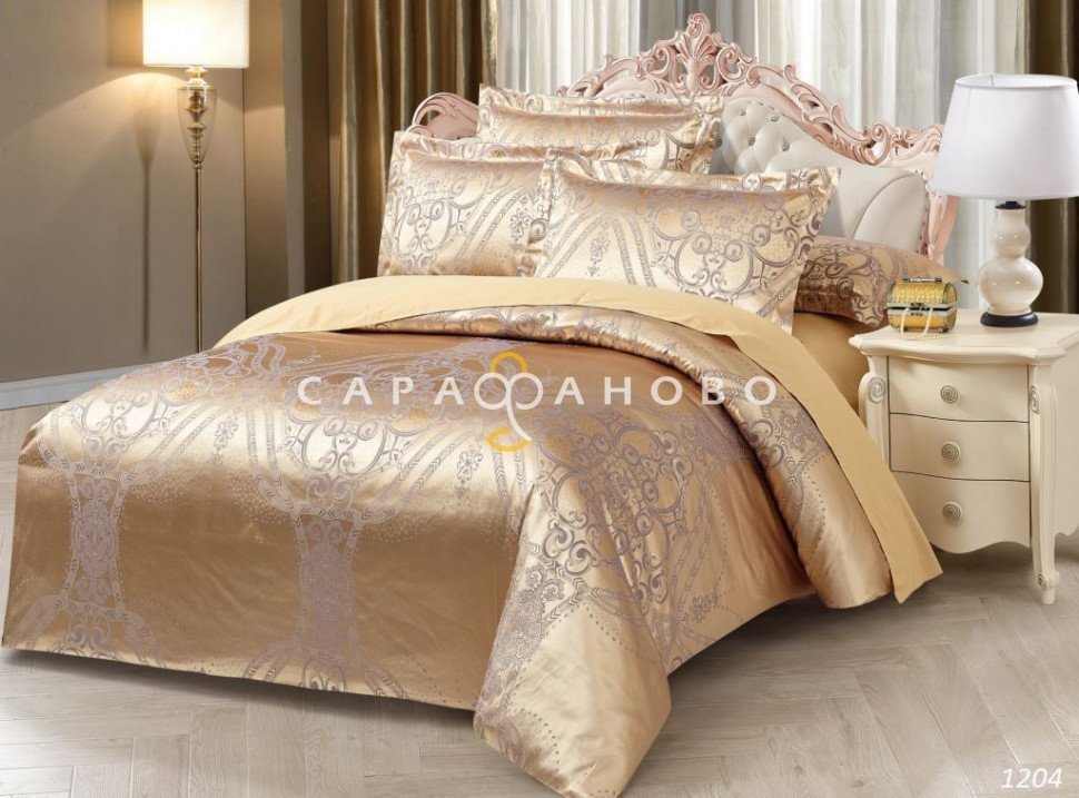 Ткань Сатин жаккард смесовой 250 см рис 1204