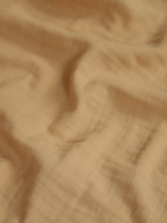 Ткань Муслин жатый 160 см. 120 гр. рис. гладкокрашеный песок